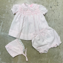 Load image into Gallery viewer, LISA SMOCKED DRESS BLOOMER SET - PREEMIE