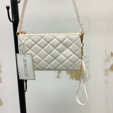 Load image into Gallery viewer, RILEY HIGH GLOSS QUILTED CROSSBODY
