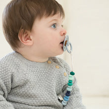Load image into Gallery viewer, SILICONE BEADED PACIFIER CLIP