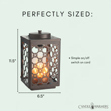 Load image into Gallery viewer, GARDEN CANDLE WARMER / LANTERN OIL RUBBED BRONZE