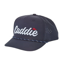 Load image into Gallery viewer, CADDIE PERFORMANCE ROPE HAT - NAVY/WHITE