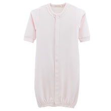 Load image into Gallery viewer, PINK CONVERTIBLE GOWN W/LACE TRIM
