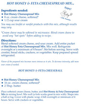 Load image into Gallery viewer, HOT HONEY & FETA CHEESESPREAD MIX