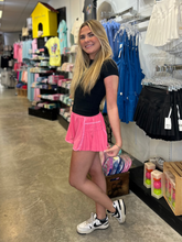Load image into Gallery viewer, SIDE PLEATED SHORT -HOT PINK
