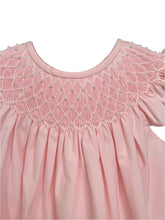 Load image into Gallery viewer, CATHERINE PINK PEARL SMOCKED DRESS