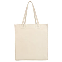 Load image into Gallery viewer, LEATHER TOTE - CREAM WHITE
