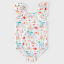 Load image into Gallery viewer, BEACH DAY ONE-PIECE SWIMSUIT