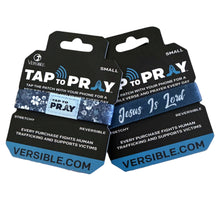 Load image into Gallery viewer, TAP TO PRAY™ WRISTBANDS - WILDFLOWER - JESUS IS LORD