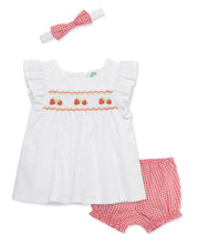 Load image into Gallery viewer, STRAWBERRY 2-PC. BLOOMER SET & HEADBAND