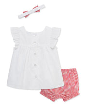 Load image into Gallery viewer, STRAWBERRY 2-PC. BLOOMER SET & HEADBAND