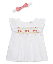 Load image into Gallery viewer, STRAWBERRY 2-PC. BLOOMER SET & HEADBAND