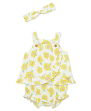 Load image into Gallery viewer, SUNFLOWER 2-PC. BLOOMER SET & HEADBAND