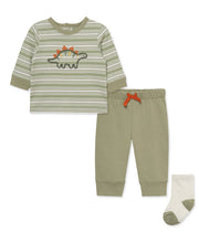 Load image into Gallery viewer, 3pc. DINO JOGGER & SOCK SET