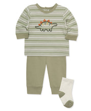Load image into Gallery viewer, 3pc. DINO JOGGER & SOCK SET