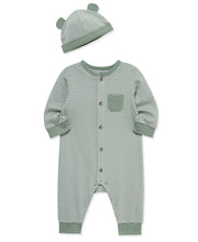 Load image into Gallery viewer, GREEN COVERALL AND HAT