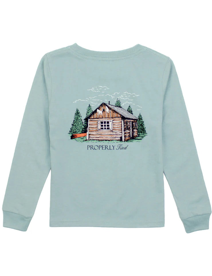 Properly Tied Boys Long Sleeved Shirt - Bait & Tackle on Fog