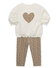 Load image into Gallery viewer, LEOPARD 2pc SWEATSHIRT SET