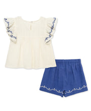 Load image into Gallery viewer, BLUE FLORAL PLAY SET