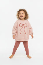 Load image into Gallery viewer, BOW SWEATSHIRT & LEGGING SET