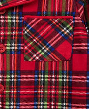 Load image into Gallery viewer, PLAID COAT 2-PIECE PAJAMA SET