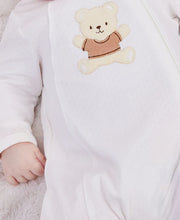 Load image into Gallery viewer, GENTAL BEAR 2-WAY ZIP FOOTIE ONE-PIECE