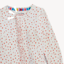 Load image into Gallery viewer, MAGNETIC MODEL RUFFLE FOOTIE - APPLE BLOSSOM