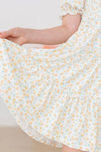 Load image into Gallery viewer, MARVELOUS MARIGOLDS SMOCKED RUFFLE DRESS