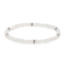 Load image into Gallery viewer, MINI CRYSTAL STRETCH BRACELET W/SILVER ACCENT