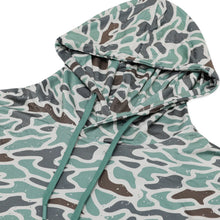 Load image into Gallery viewer, BURLEBO ADULT PERFORMANCE HOODIE - RETRO DUCK CAMO