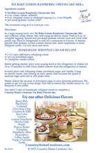 Load image into Gallery viewer, LEMON RASPBERRY CHEESECAKE MIX