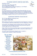 Load image into Gallery viewer, NO-BAKE LEMON CHEESECAKE MIX