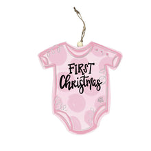 Load image into Gallery viewer, BABY FIRST ORNAMENTS - PINK