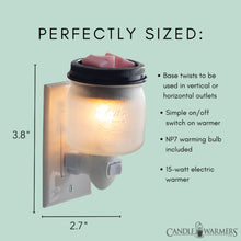 Load image into Gallery viewer, PLUGGABLE GLASS MASON JAR FRAGANCE WARMER