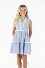 Load image into Gallery viewer, YOUTH BLUE COASTAL PREP DRESS