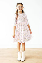 Load image into Gallery viewer, PASTEL PETALS POCKET TWIRL DRESS