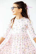 Load image into Gallery viewer, PASTEL PETALS POCKET TWIRL DRESS