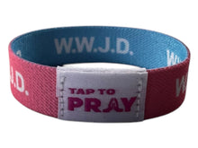 Load image into Gallery viewer, TAP TO PRAY™ WRISTBANDS - WWJD