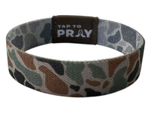 Load image into Gallery viewer, TAP TO PRAY™ WRISTBANDS - RIVER ROCK CAMO & SAGE
