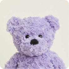 Load image into Gallery viewer, WARMIES - PURPLE CURLY BEAR