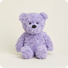 Load image into Gallery viewer, WARMIES - PURPLE CURLY BEAR