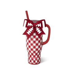 Load image into Gallery viewer, SWIG 30 OZ. MEGA MUG GAMEDAY GINGHAM - CRIMSON