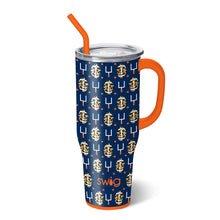 Load image into Gallery viewer, SWIG 40 OZ. MEGA MUG - TOUCHDOWN NAVY+ORANGE