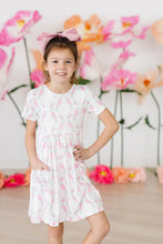 Load image into Gallery viewer, ROSIE POSIE POCKET TWIRL DRESS