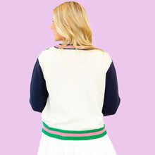 Load image into Gallery viewer, ARGYLE CARDIGAN SWEATER