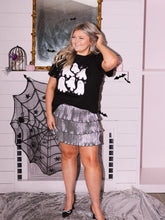 Load image into Gallery viewer, ALEX RUFFLE SKIRT W/SHORTS - SILVER