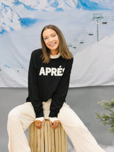 Load image into Gallery viewer, APRES ON LIGHT WEIGHT SWEATSHIRT - BLACK