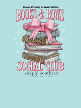 Load image into Gallery viewer, SIMPLY SOUTHERN BOOKS AND BOWS TEE