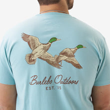 Load image into Gallery viewer, BURLEBO SS TEE FLYING MALLARD -SKY BLUE