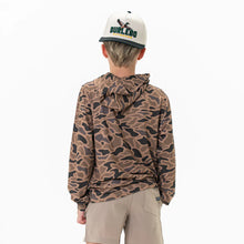 Load image into Gallery viewer, YOUTH BURLEBO PERFORMANCE HOODIE - GAUGE CAMO