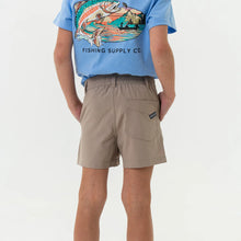Load image into Gallery viewer, BURLEBO YOUTH EVERYDAY SHORT - COBBLESTONE KHAKI
